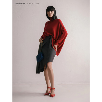 Chân váy dáng A vạt lệch CANIFA Runway Collection 6KS25C008