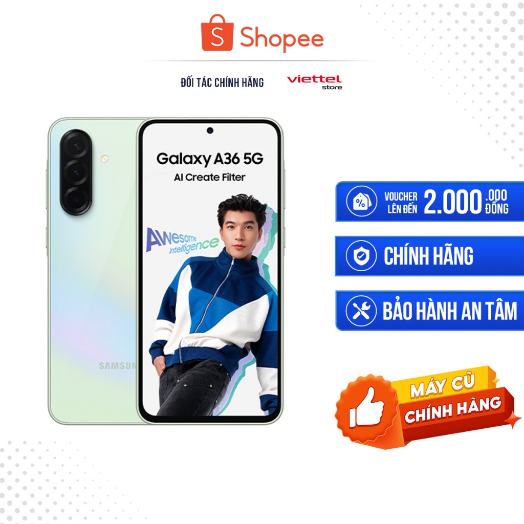 [Máy cũ] Điện thoại Samsung Galaxy A36 8GB 128GB Chính hãng