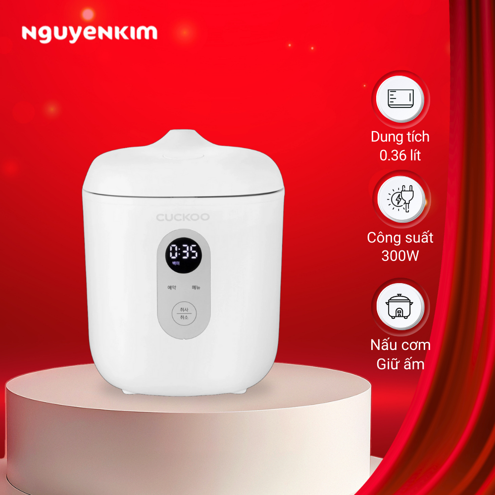Nồi cơm điện tử Cuckoo 0.36 lít CR-0255MW