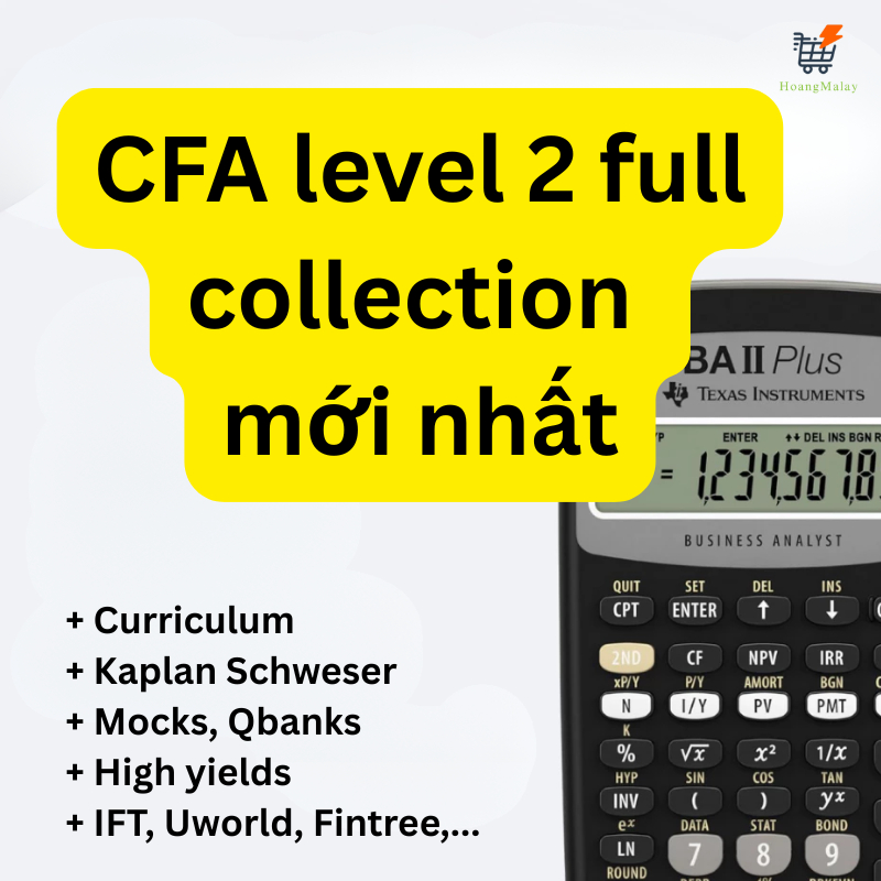 CFA level 2 Full Curriculum, Kaplan Schweser, Mocks, Qbank, Nots