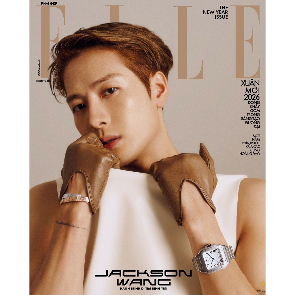 Tạp Chí ELLE 2026 - Bìa Jackson Wang - The New Year Issue