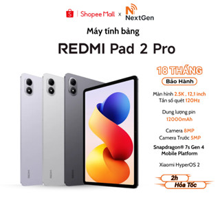 Máy Tính Bảng Xiaomi Redmi Pad 2 PRO 6/128GB - 8/256GB - Quốc Tế Nguyên Seal - Bảo Hành 18 Tháng