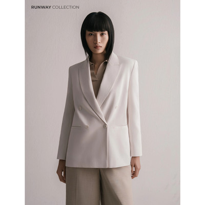 Áo khoác blazer dáng suông CANIFA Runway Collection 6OT25C009