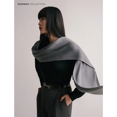 Áo polo dài tay nữ len lông cừu 100% Wool CANIFA Runway Collection 6TE25C019