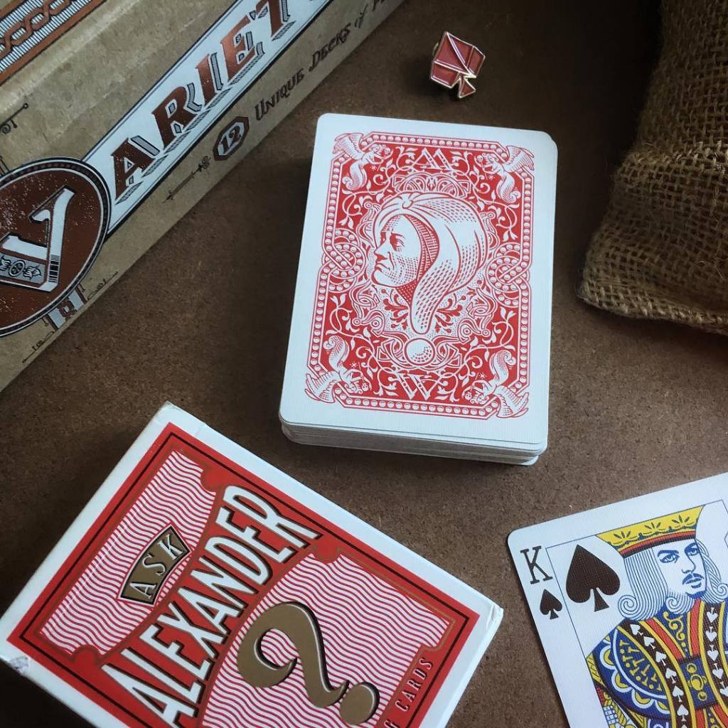 Bài tây Poker Ask Alexander playing cards