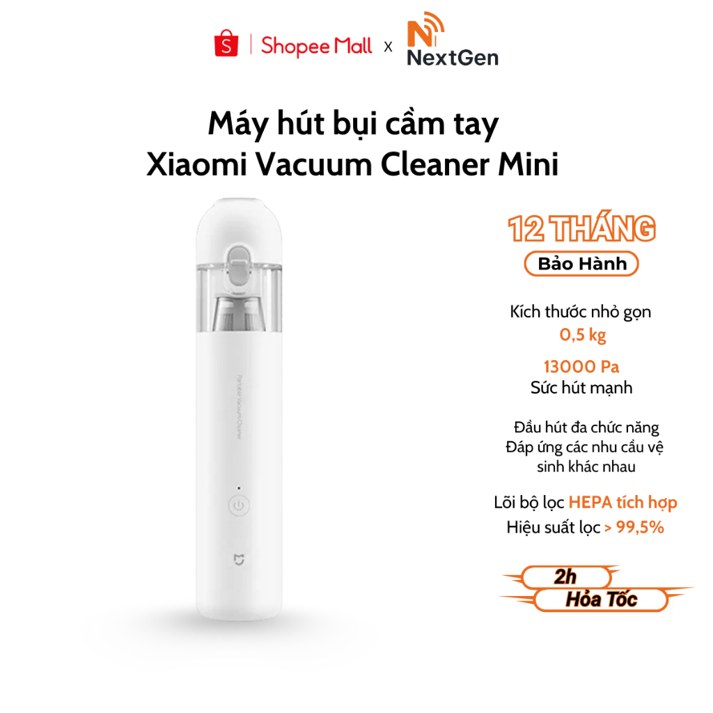 Máy hút bụi không dây Xiaomi Vacuum Cleaner Mini
