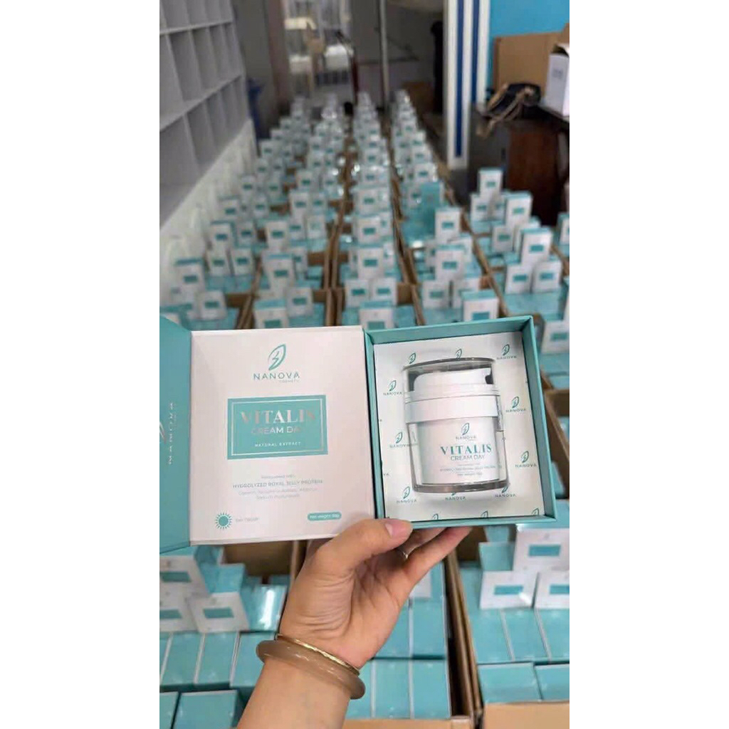 Kem ngày Vataris mẫu mới chính hãng Nanova