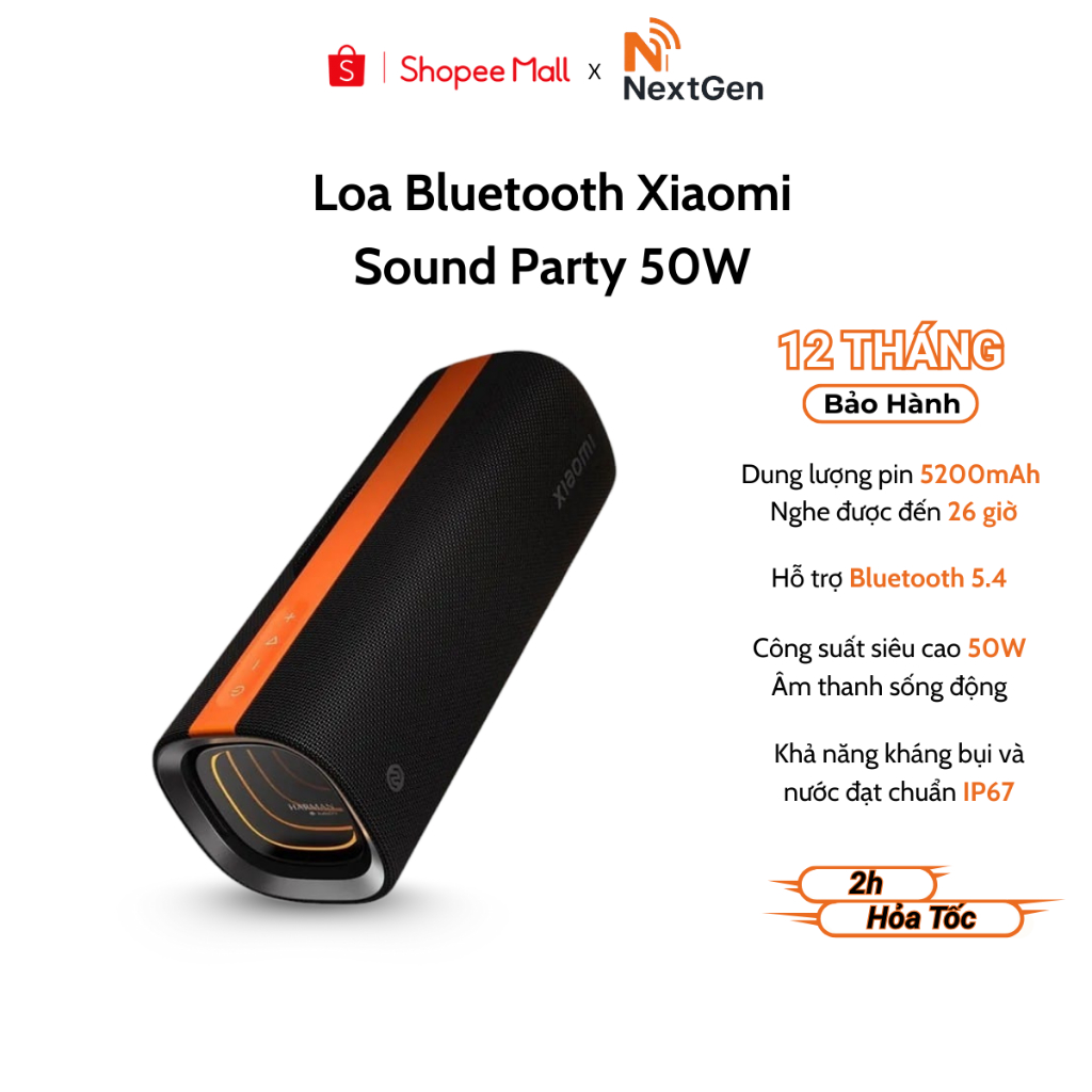 Loa Bluetooth Xiaomi Sound Party 50W - Harman AudioEFX - Bảo Hành 12 tháng