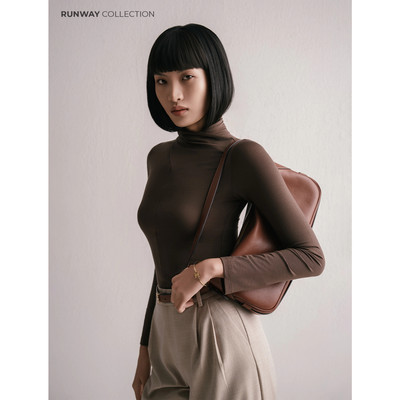 Áo body dài tay cổ cao CANIFA Runway Collection 6TO25C001