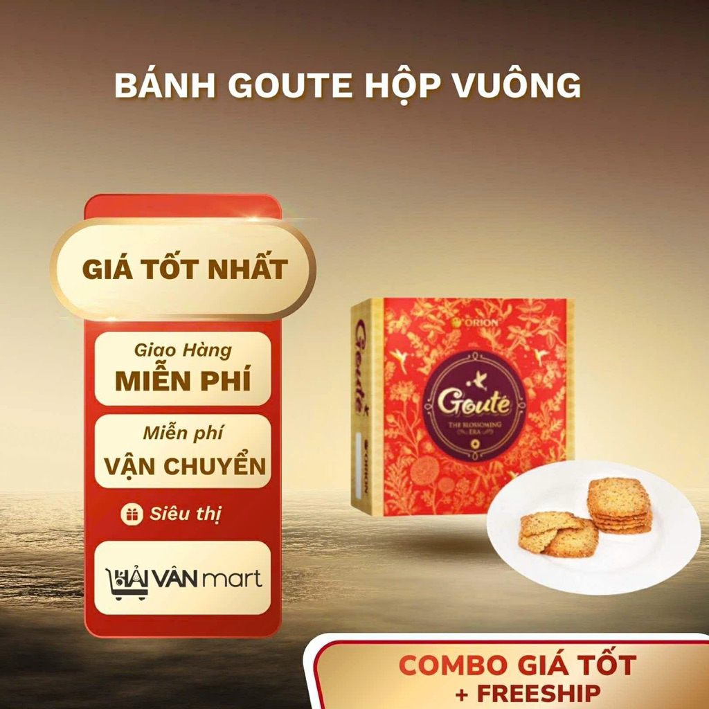 Bánh Goute hộp vuông
