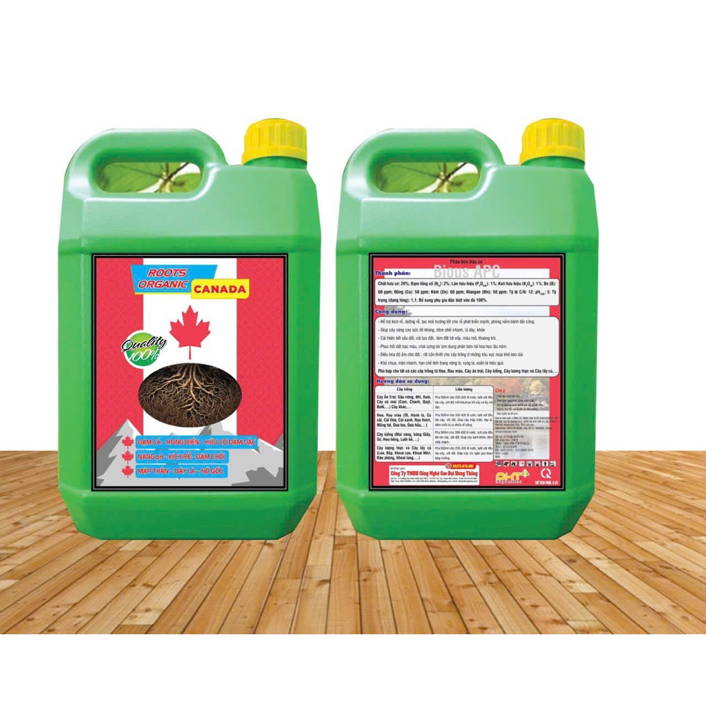 Roots Organic Canada 5L: Kích rễ, đâm chồi, nuôi trái khoẻ cây
