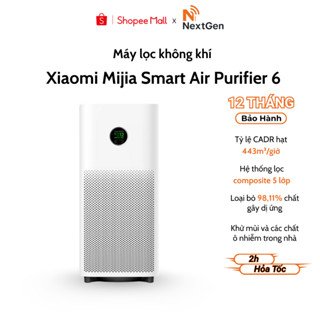 Máy Lọc Không Khí Xiaomi Mijia Smart Air Purifier 6 - Bản Quốc Tế Bảo Hành 12 Tháng
