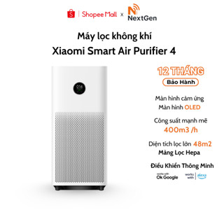 Máy Lọc Không Khí Xiaomi Mi Air Purifier Gen 4 Hệ Thống Lọc 5 Lớp Hiệu Quả - Chính Hãng BH 12 Tháng