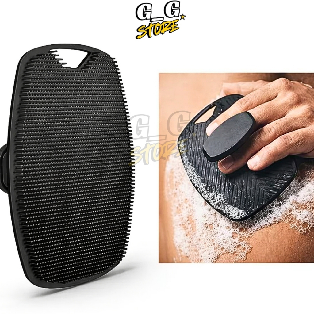 Bàn Chải Tắm Silicon Cầm Tay – Miếng Chà Tắm Massage, Làm Sạch Da - GGStore