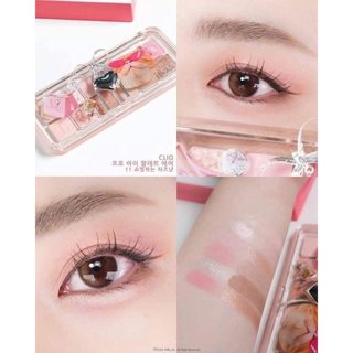 CÓ BILL - Phấn mắt CLIO Pro Eye Palette màu 11 shopping cheese /  ROSE CRUSH