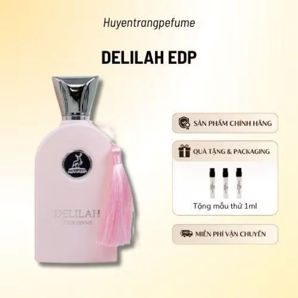 [Là Trang Đây] 100ml Nước hoa nữ Delilah EDP ( dupe Delina edp)-Perfume Authentic