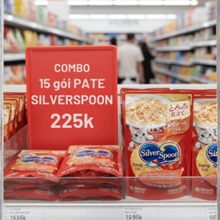 Pate cho mèo Silver Spoon Nhật Bản gói 60g - Vị ngon chuẩn Omakase