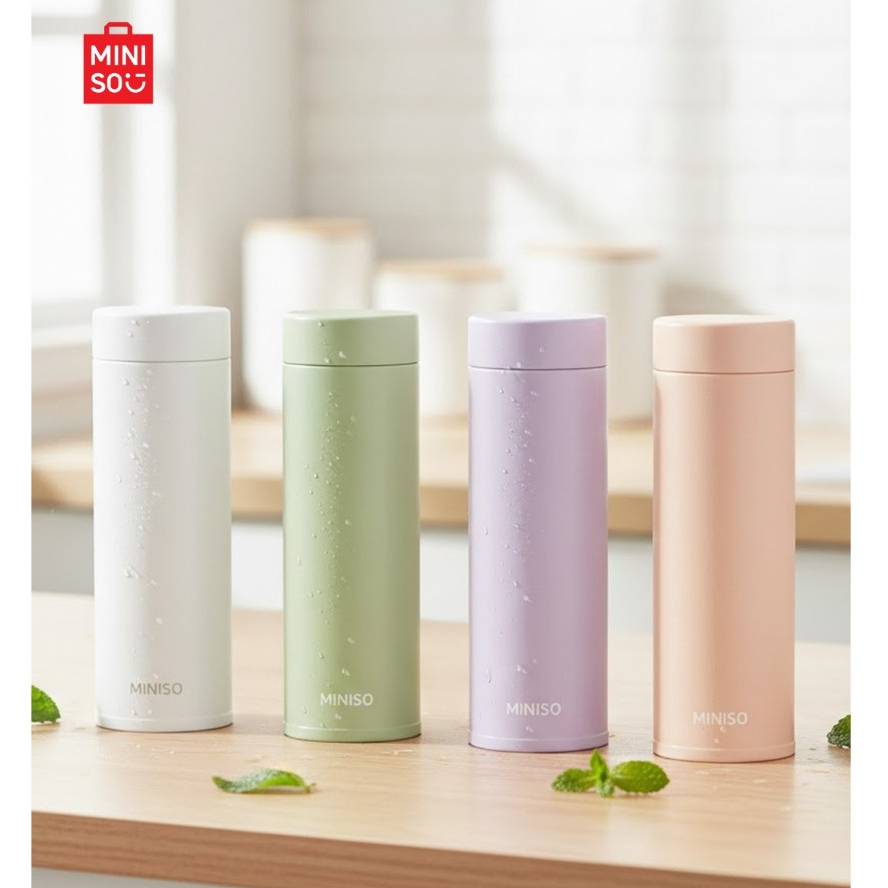 Bình Nước Giữ Nhiệt 02 Lớp Portable MINISO 300mL