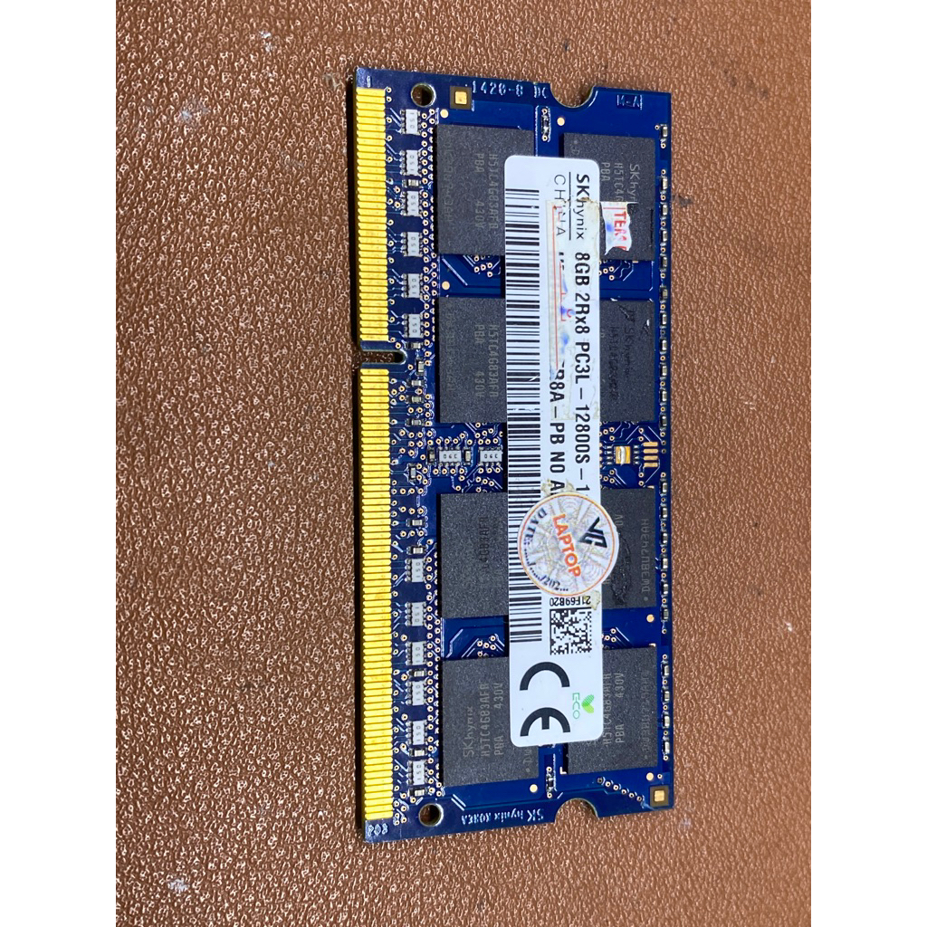 Ram Laptop Máy tính 8GB bus 1600 Loại RAM: DDR3 Dung lượng: 8GB Tốc độ: DDR3-1600 (PC3L-12800) hàng 