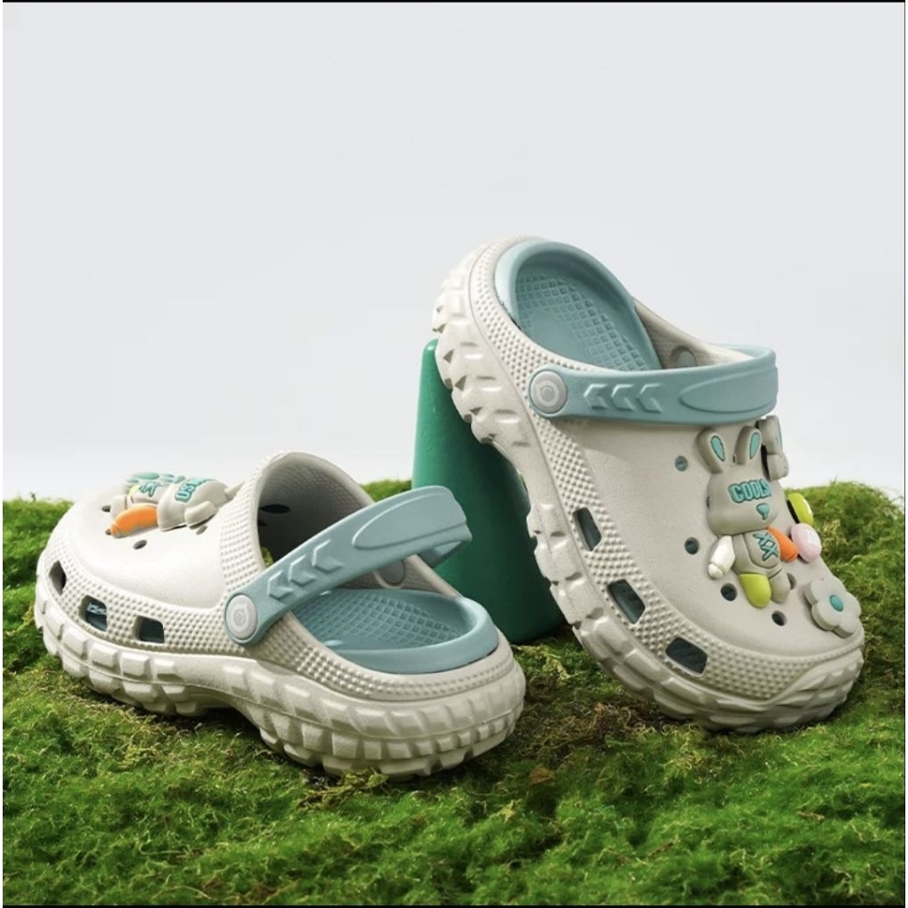 Dép sục siêu nhẹ Gấu (Fom dép to) dáng yêu nhẹ nhàng cho bé Chống Trơn Trượt Phong Cách Thời Trang