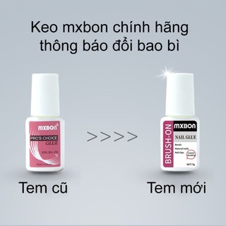 Combo 3 chai keo dán móng, keo đính đá MX BON
