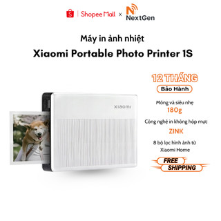 Máy in ảnh Xiaomi Portable Photo Printer 1S công nghệ in không mực ZINK - Bảo hành 12 Tháng