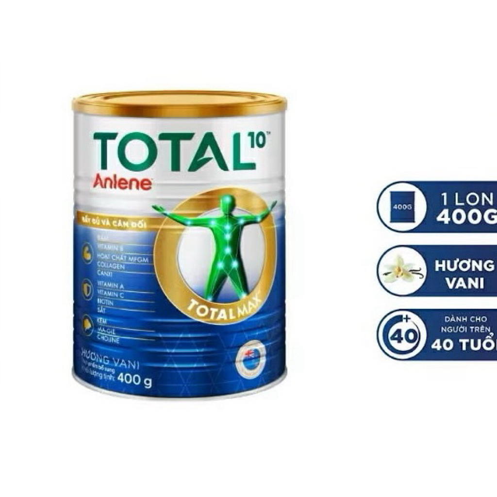 Sữa bột Anlene total 10 lon 400g