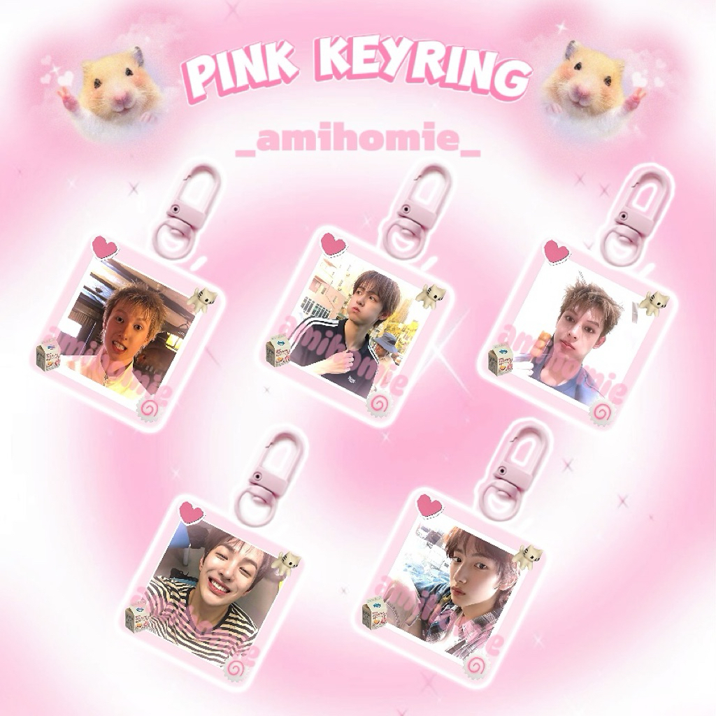 Pink Keyring amihomie – CORTIS ver.