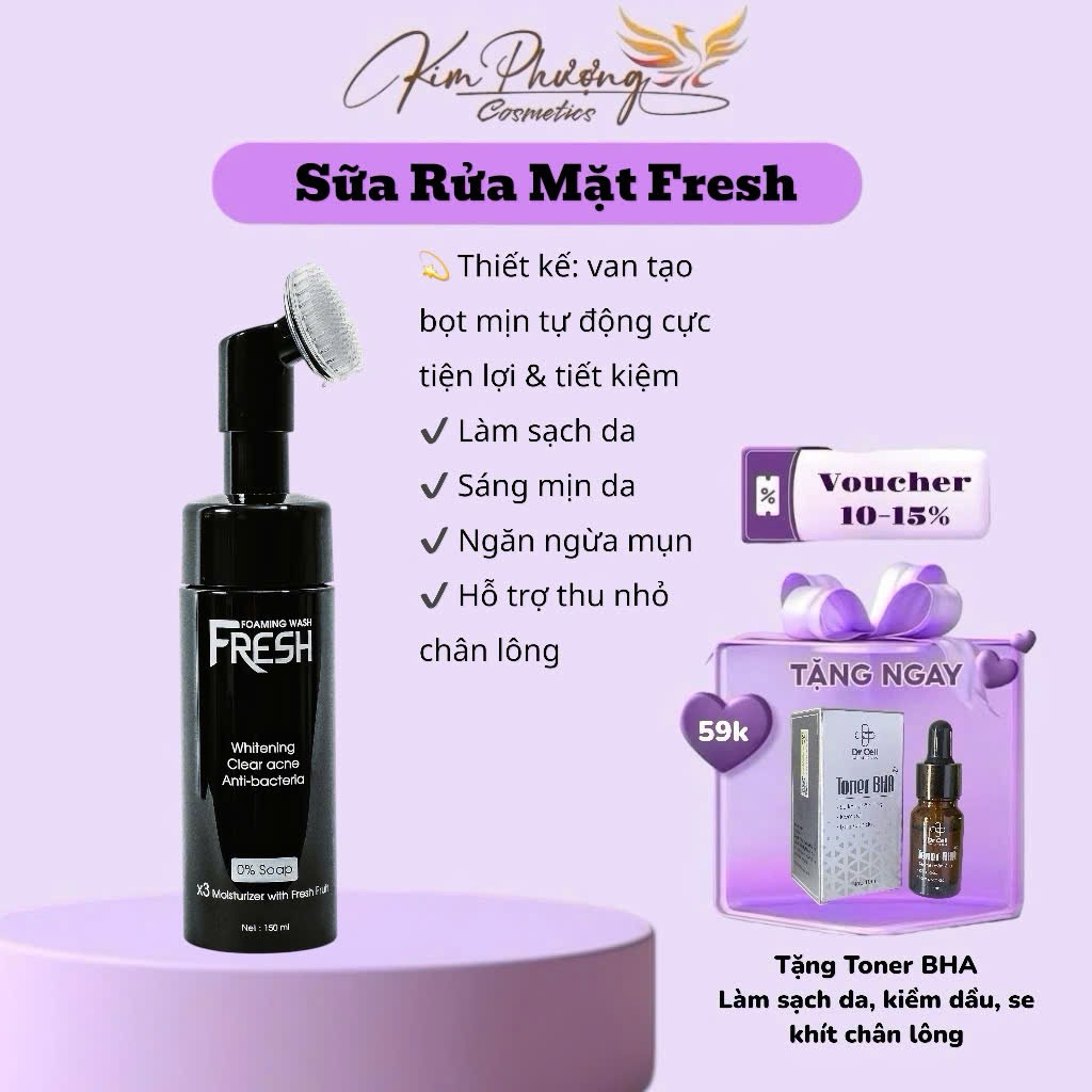 Sữa Rửa Mặt Fresh DR CELL 150ml