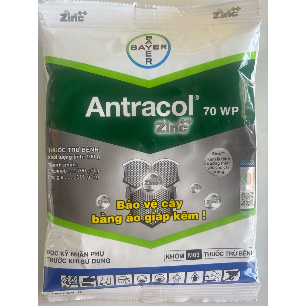 Thuốc trừ bệnh Antracol 70WP