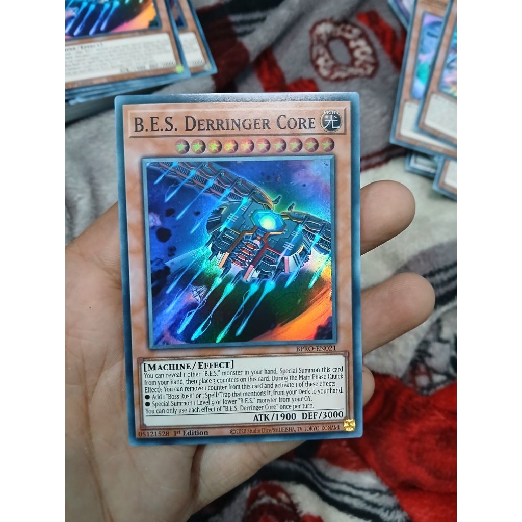 [Yugioh Biên Hòa Store] 1 lá thẻ bài B.E.S. Derringer Core BPRO-EN021 Super Rare 1st