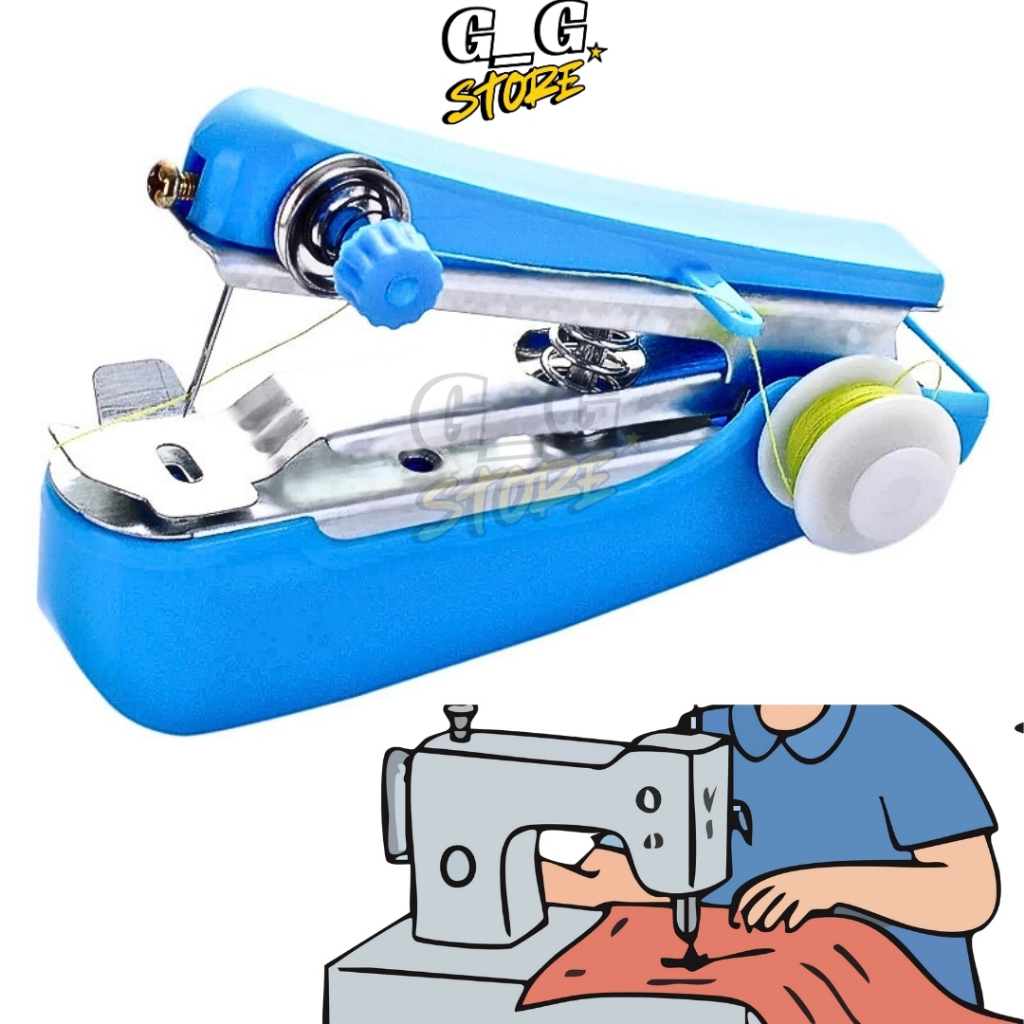 Máy May Mini Cầm Tay – Máy Khâu Quần Áo Gia Đình, Dễ Sử Dụng - GGStore