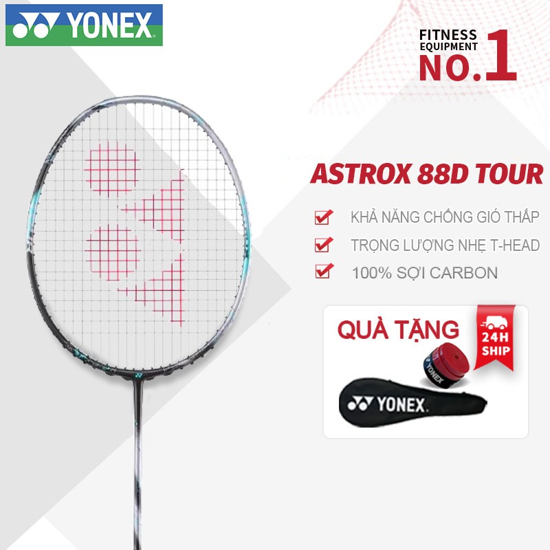 Vợt cầu lông YONEX ASTROX 88S/88D Pro căng sẵn dành cho nam và nữ tân-binh kèm quấn cán và túi đựng 