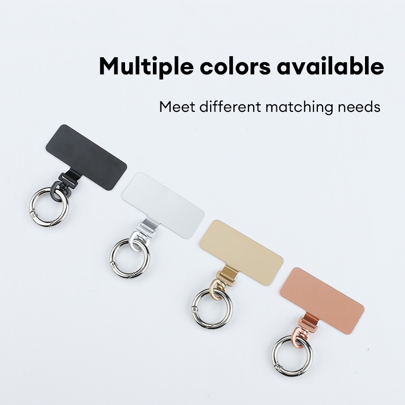 【Chamvn】Khóa cài siêu mỏng bằng thép không gỉ kẹp điện thoại xoay có thể tháo rời. màu sắc đồng nhất gioăng cố định