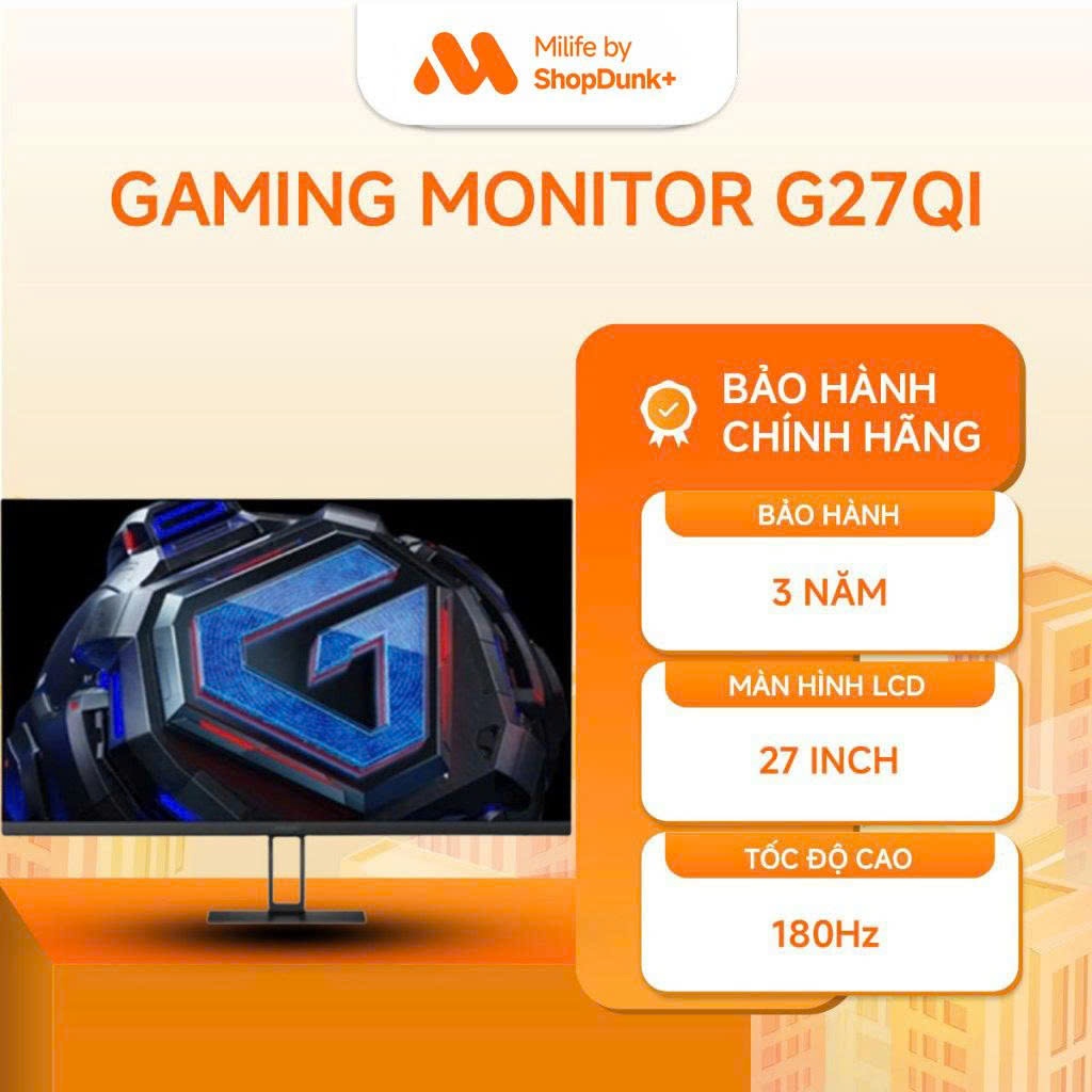 Màn Hình Máy Tính PC Xiaomi 2K Gaming Monitor G27Qi MENC BH 36 Tháng