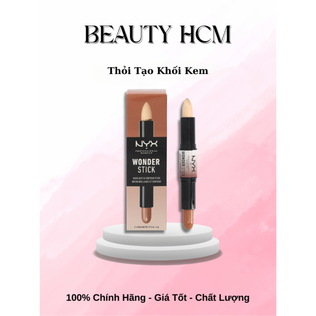 Tạo Khối Kem Hai Đầu NYX Wonder Stick Màu Light/Medium, Medium/Tan