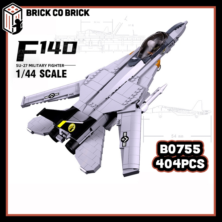 Mô hình máy bay F14 Tomcat Mô hình Máy Bay Quân sự Hạng Nhẹ B0755