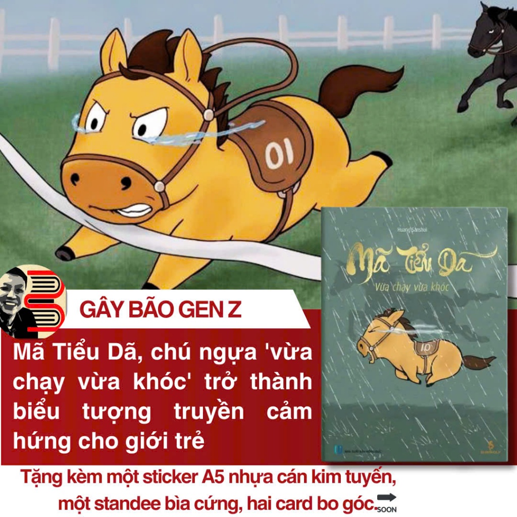 Sách – (In màu bìa cứng) MÃ TIỂU DÃ – VỪA CHẠY VỪA KHÓC – Huang Sanshui – Comicola