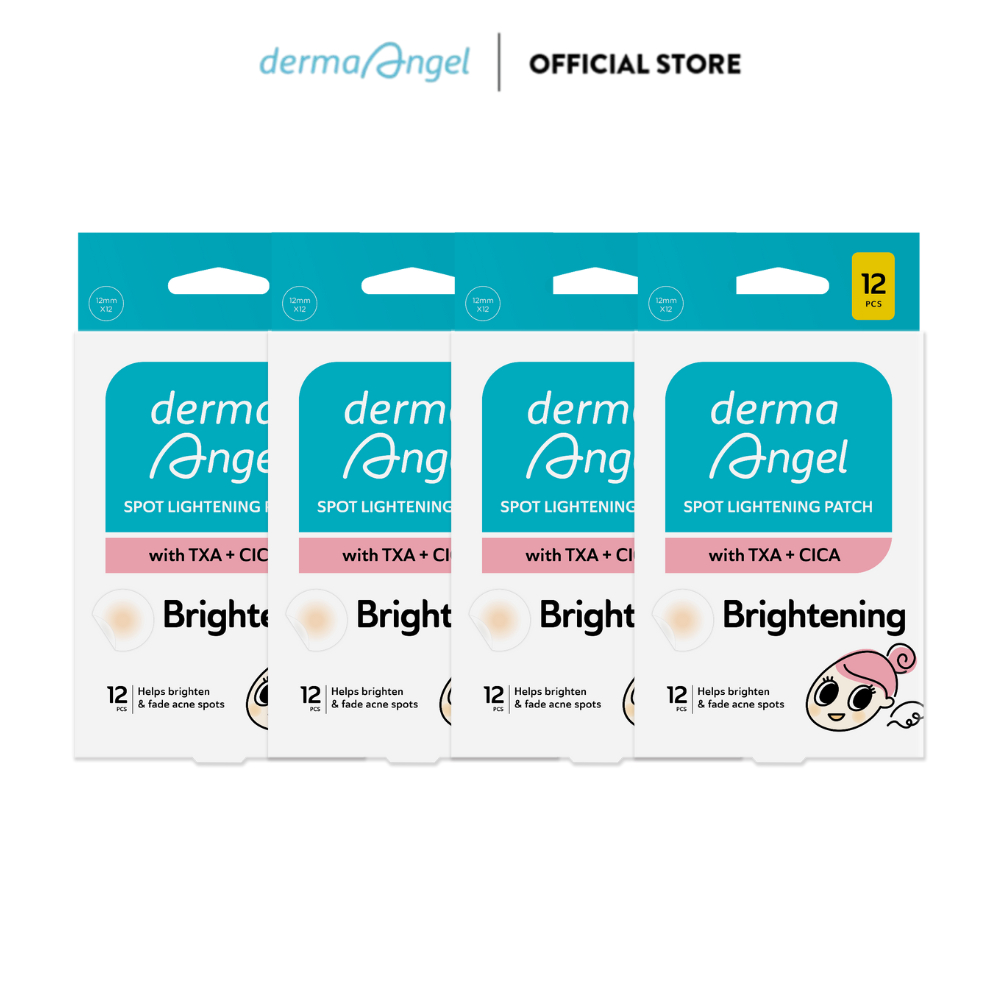 Combo 4 Miếng Dán Mụn DermaAngel - Spot Lightening Patch 12