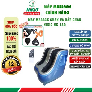 Máy massage chân và bắp chân 4D Nhật Bản Nikio NK-189 - Thư giãn massage, Lưu thông khí huyết