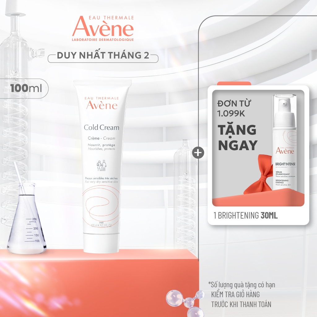 [FS] Kem dưỡng ẩm chuyên biệt cho da khô và da nhạy cảm Eau Thermale Avène COLD CREAM giúp giảm khô da 100ml