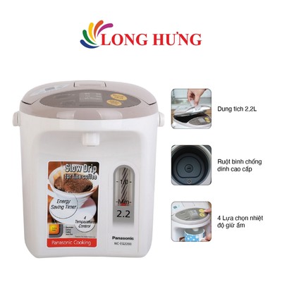 Bình thủy điện Panasonic 2.2 lít NC-EG2200CSY - Hàng chính hãng