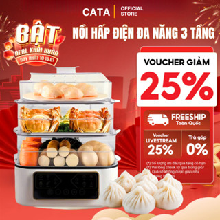 Nồi hấp kèm lẩu 32L đa năng Bếp hấp gà nguyên con 3kg cao cấp, nồi hấp điện 3 tầng siêu tiện lợi- Bảo hành 1 năm