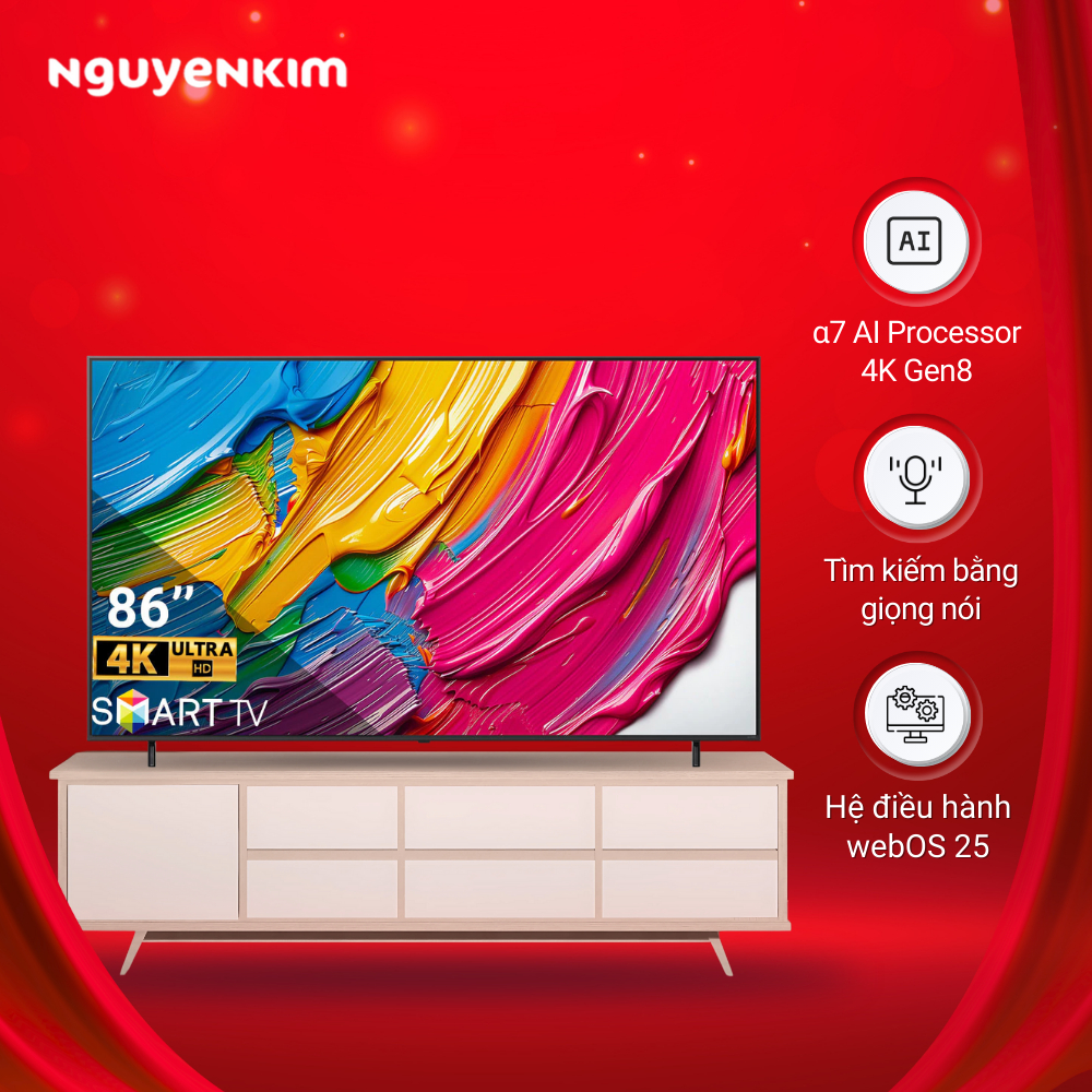 Smart Tivi QNED LG 4K 86 inch 86QNED80ASA