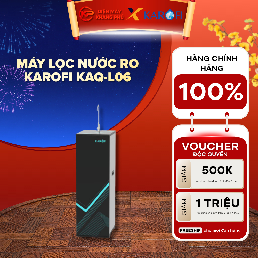 Máy lọc nước RO Karofi KAQ-L06