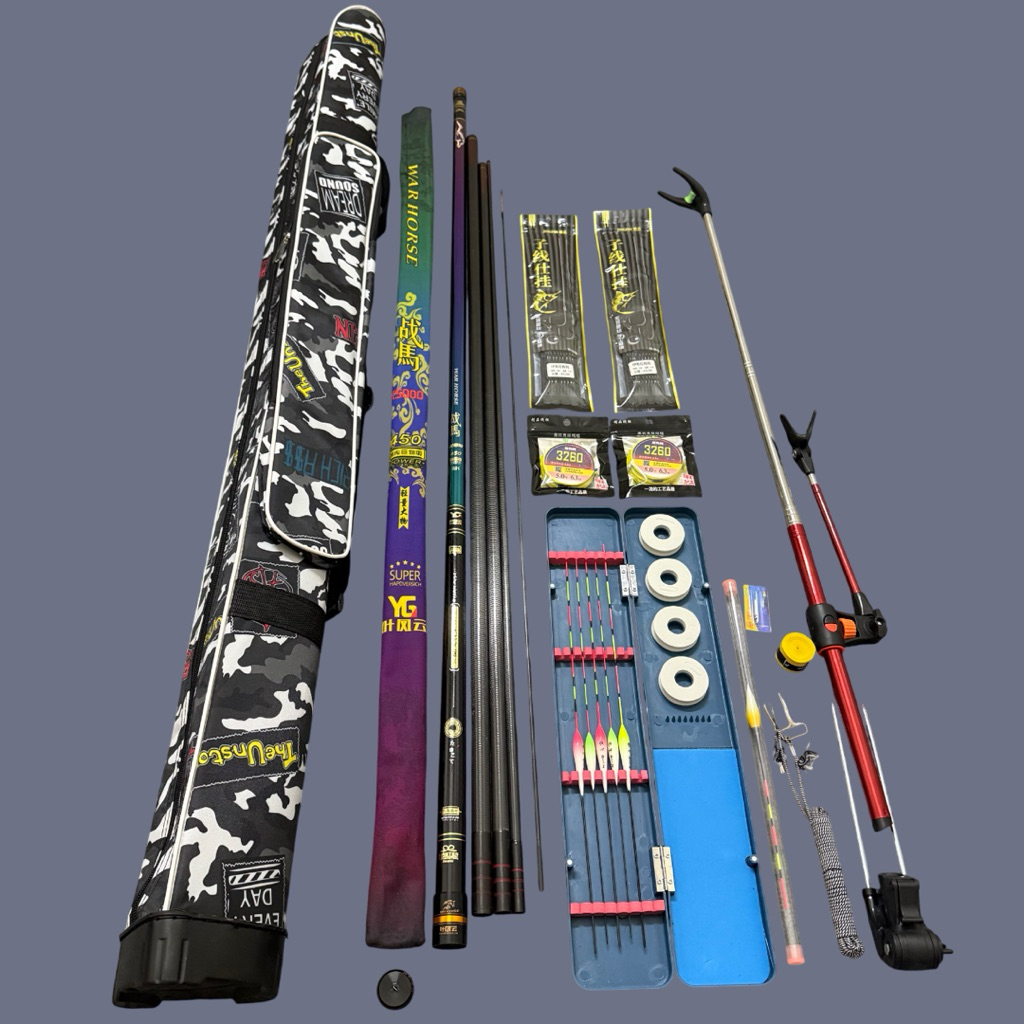 Bộ Combo Cần câu  YG-X5000 8H đầy đủ phụ kiện cho anh em ra hồ