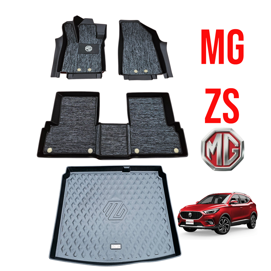 MG ZS: Thảm lót sàn MAXXCAR nhựa TPE tràn viền đúc 5D cho xe MG ZS 2022+ tràn viền cao cấp.