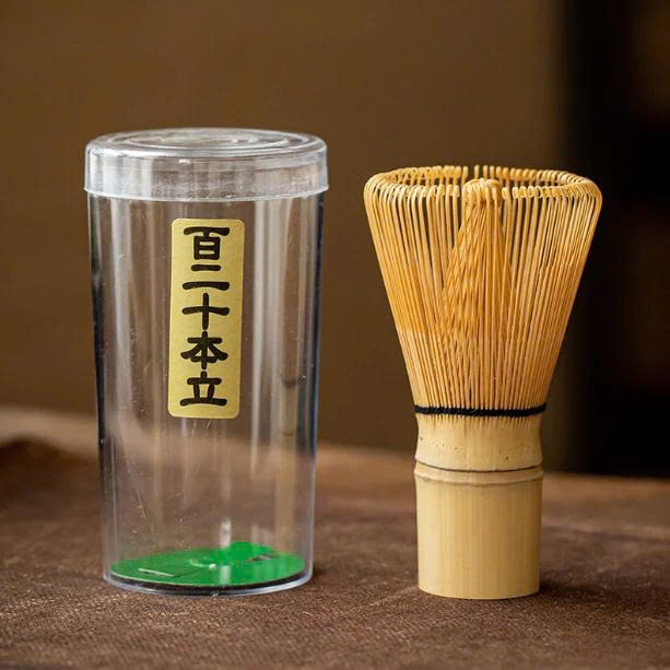 Chổi Đánh Matcha Chasen Loại 120 Sợi/ Shin Chasen Tre Tím