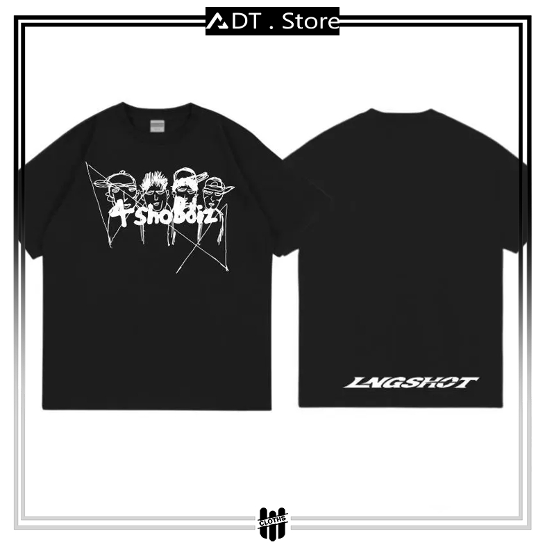 [ THE URBAN ] BST Áo thun Unisex LNGSHOT4 - RhyCap anh trai say hi atsh captain boy và rhyder - Blac