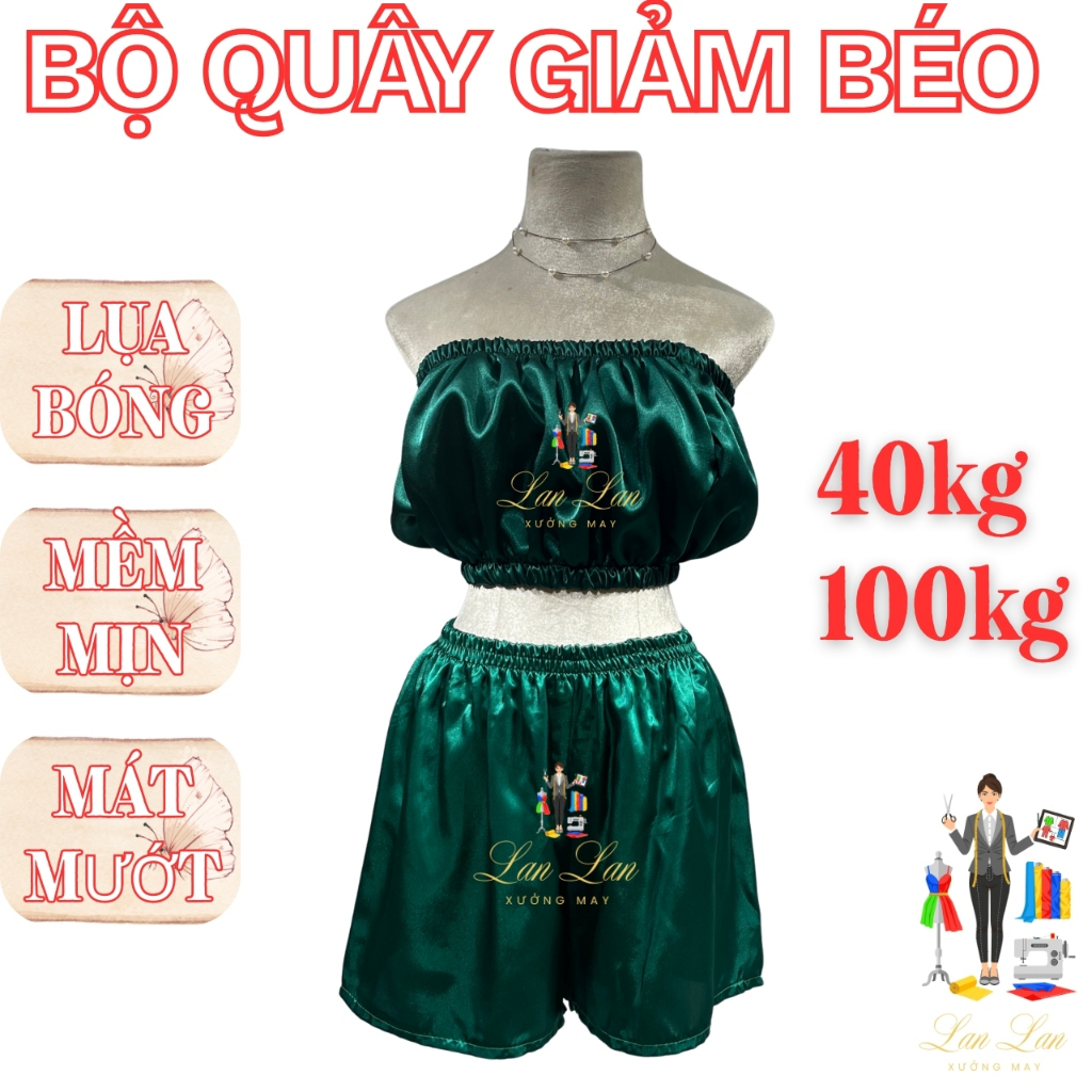 BỘ GIẢM BÉO SPA -BỘ TẮM TRẮNG Spa - Lụa Mềm Mịn Mát - Bộ Xông Hơi Spa - GIÁ TẠI XƯỞNG